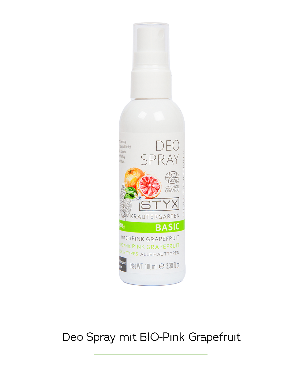STYX Deospray mit BIO-Pink Grapefruit